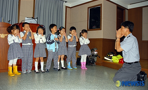 구로소방서, 유치원 대상 안전교육 실시