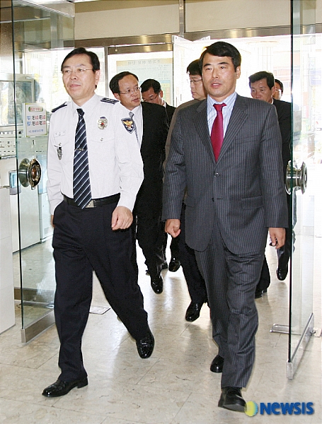 김도식 경남경찰청장 진주고려병원 방문