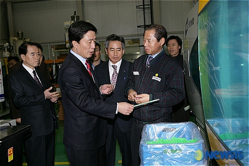 김범일 대구시장, (주)대성하이텍 현장 방문