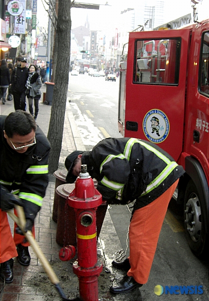 서대문소방서, 지상식 소화전 보수공사 실시