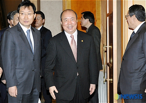 운수업계와 간담회 갖는 정종환 장관