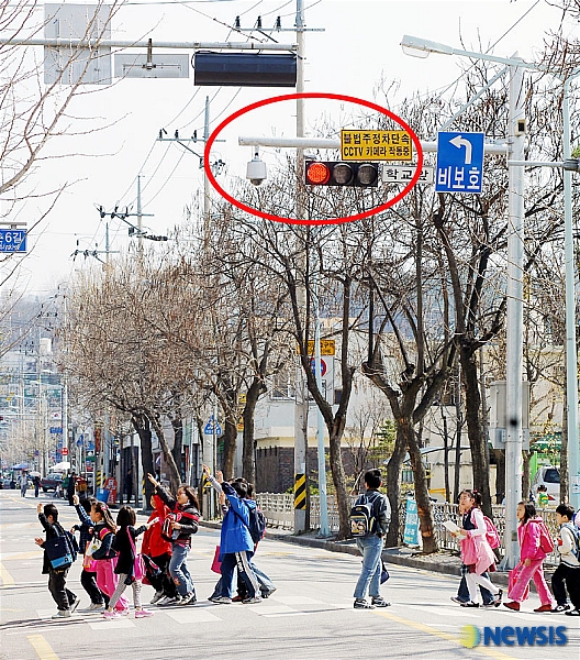 주·정차 단속용 CCTV로 어린이 지킨다