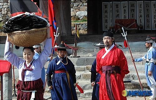 여수 진남관서 한국사 傳촬영