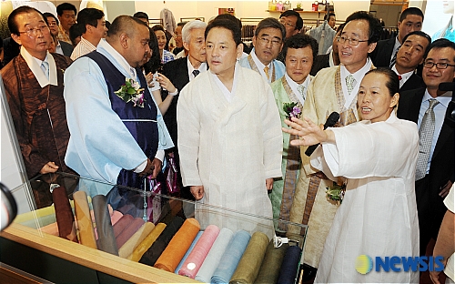 유인촌 장관, 한스타일 박람회 참석