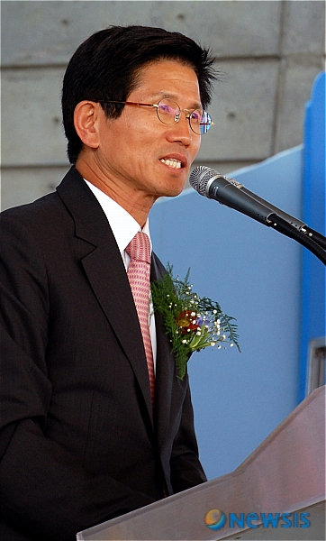 제10회 여주 진상명품 축제, 축사하는 김문수 경기도지사