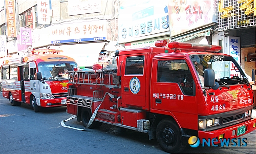 구로소방서, 재래시장 소방훈련 실시