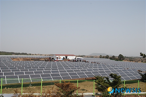 제주 최대규모 1MW 규모 태양광발전소 준공