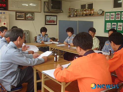 포항북부소방서 영덕 119안전센터 정기 간담회 열어
