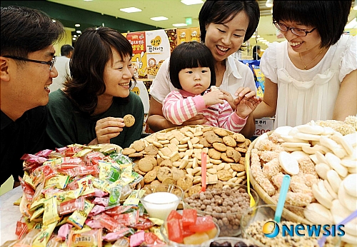 우리 농산물로 만든 간식 드세요