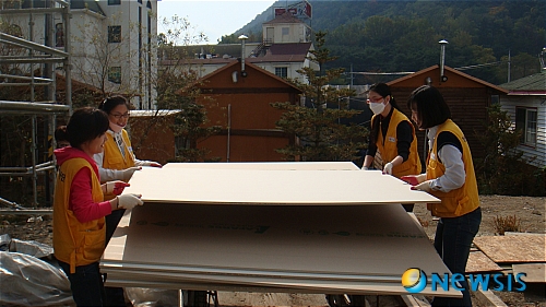 화성자원봉사단, 해비타트 사랑의 집짓기 참여