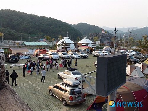 고성 당항포 오토캠핑장 성황