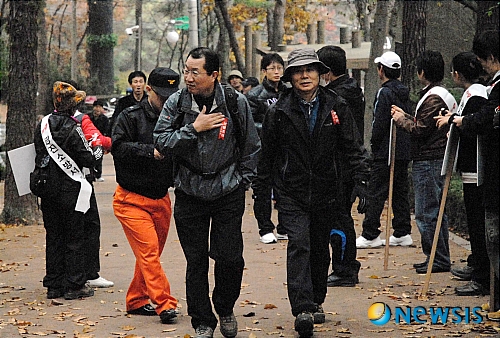 광진소방서, 아차산 산불조심캠페인