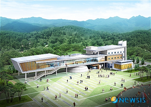 평화공원 교육관 조감도
