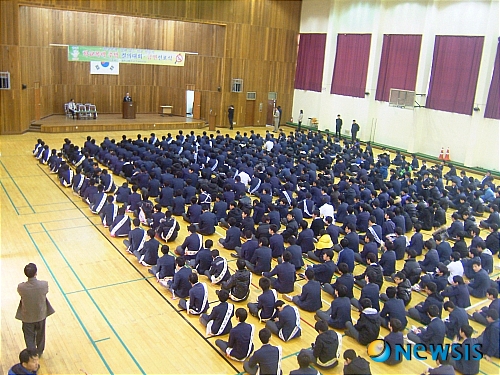 김조경 태백경찰서장, 학교 폭력예방 교육 실시