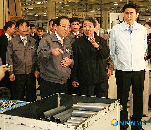 태림산업 현장둘러보는 정 총리