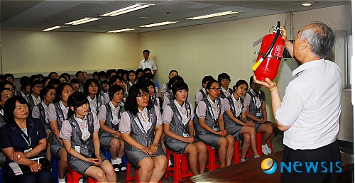 용산소방서, 한국마사회 용산지점 소방안전교육 실시