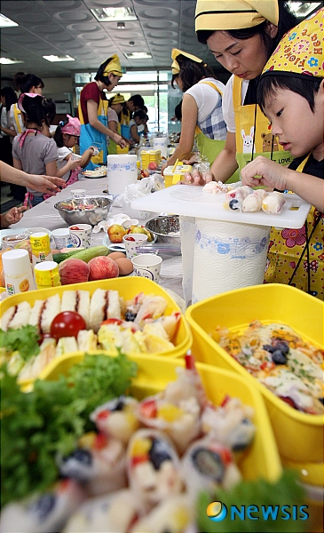 과일도시락, 맛있게 만들어요