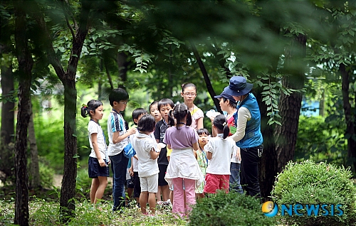 숲이 있어 좋아요!