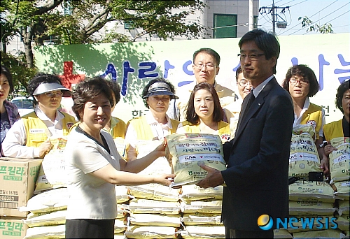한국공항공사 서울지역본부, 사랑의쌀 전달