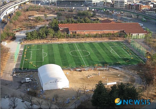 동작구, 노량진에 인조잔디 축구장 조성