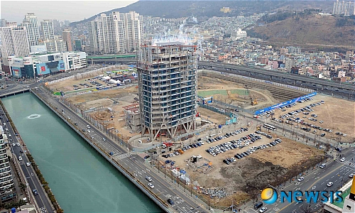 부산국제금융센터 복합개발사업 첫 삽