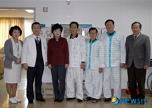 근로복지공단 윤이자 지사장, 동해산재병원 위문