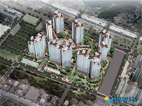 월성 아파트 투시도