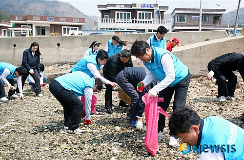 한국가스안전공사, 거제시 남면 다포마을 봉사활동