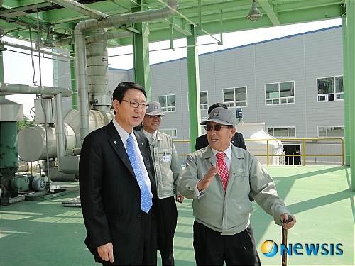 덕영에너젠 방문한 이창형 본부장