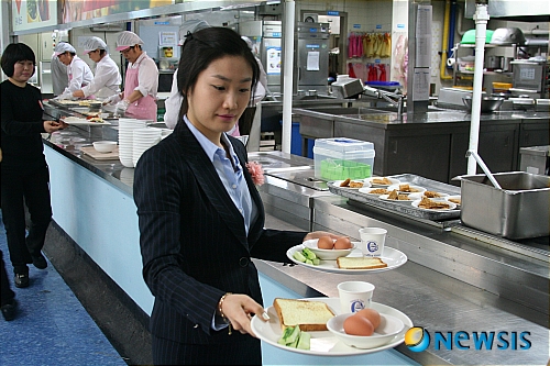 롯데백화점 포항점, 직원들을 위한 맞춤식단