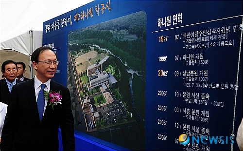 제2하나원 착공식 참석한 현인택 장관