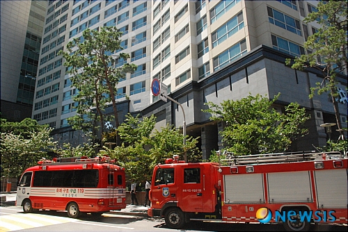 서초소방서, 더샾 서초 초고층건물 현지적응훈련