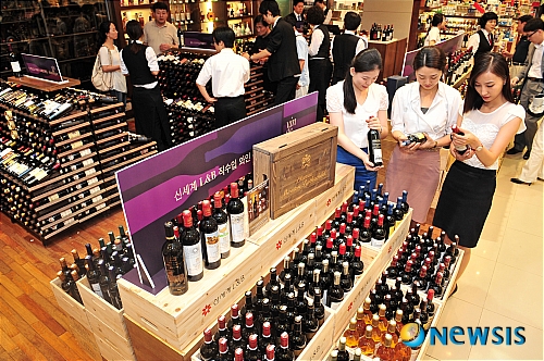 백화점에서 즐기는 와인축제