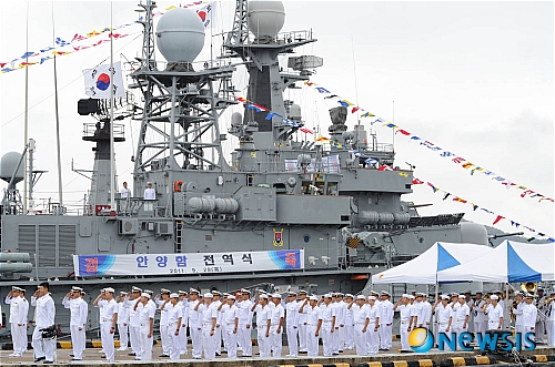 해군 제3함대 초계함 안양함 전역
