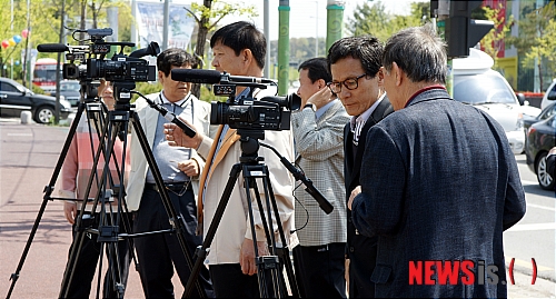 늘푸른 영상제작단 촬영 모습