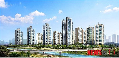 플러스 아파트 투시도