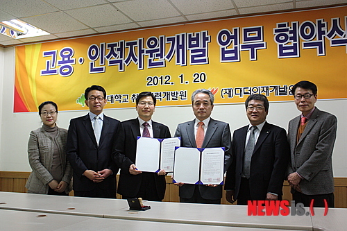 대전대, 대덕인재개발원과  고용·인적자원 개발 협약체결