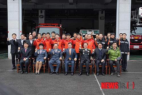 허광태 서울시의회 의장, 관악소방서 격려 방문