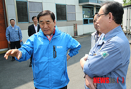 인천 방문한 새누리당 이재오