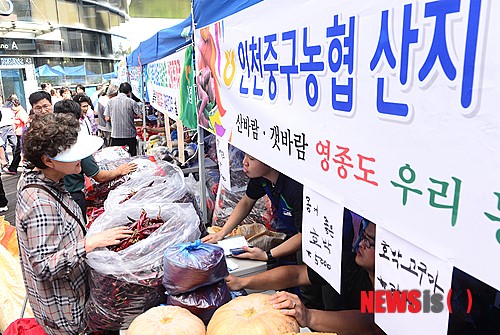 직거래장터 농산물 싸게 사세요