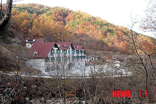 올 단풍 구경 지리산자연휴양림에서