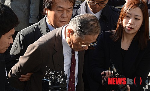 특검 소환된 이상은 회장