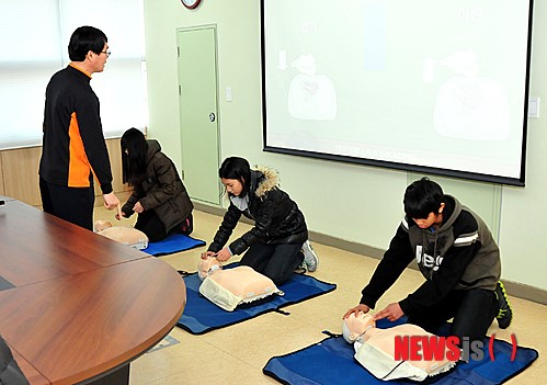 한국스카우트 대원 심폐소생술 교육 실시