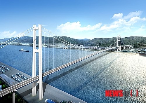 현대건설, 초장대 현수교 케이블 가설용 장비 개발