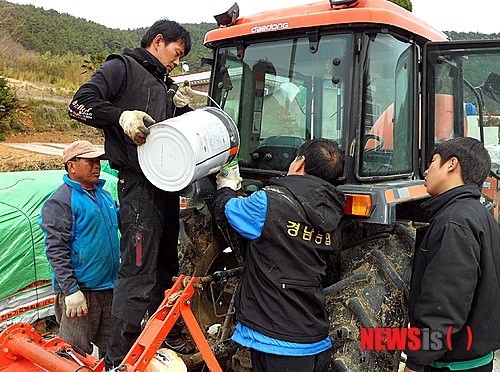 경남농협 농기계 수리 봉사활동