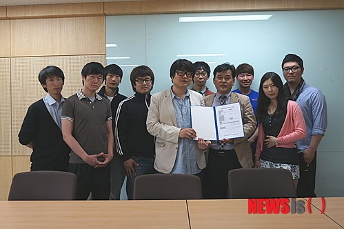 한기대 벤처 창업기업, 모교에 장학금 전달