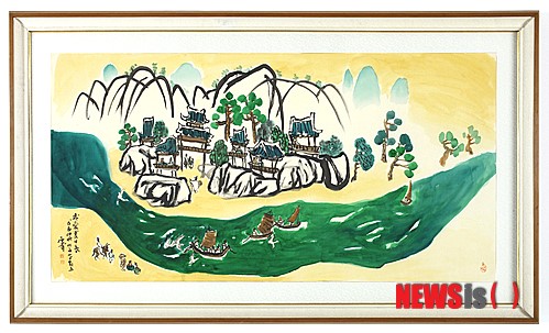 신세계百 운보 김기창 화백 60여점 공개