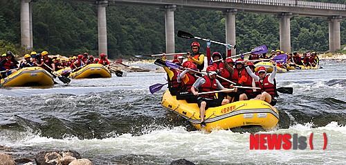 스릴만점 산청 경호강래프팅