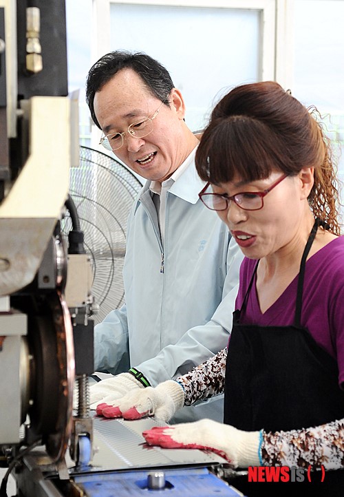 송하진 전주시장, 기업현장 체험