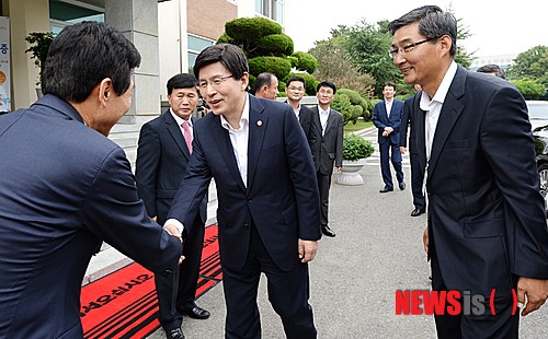 대구소년원 방문한 황교안 법무부 장관